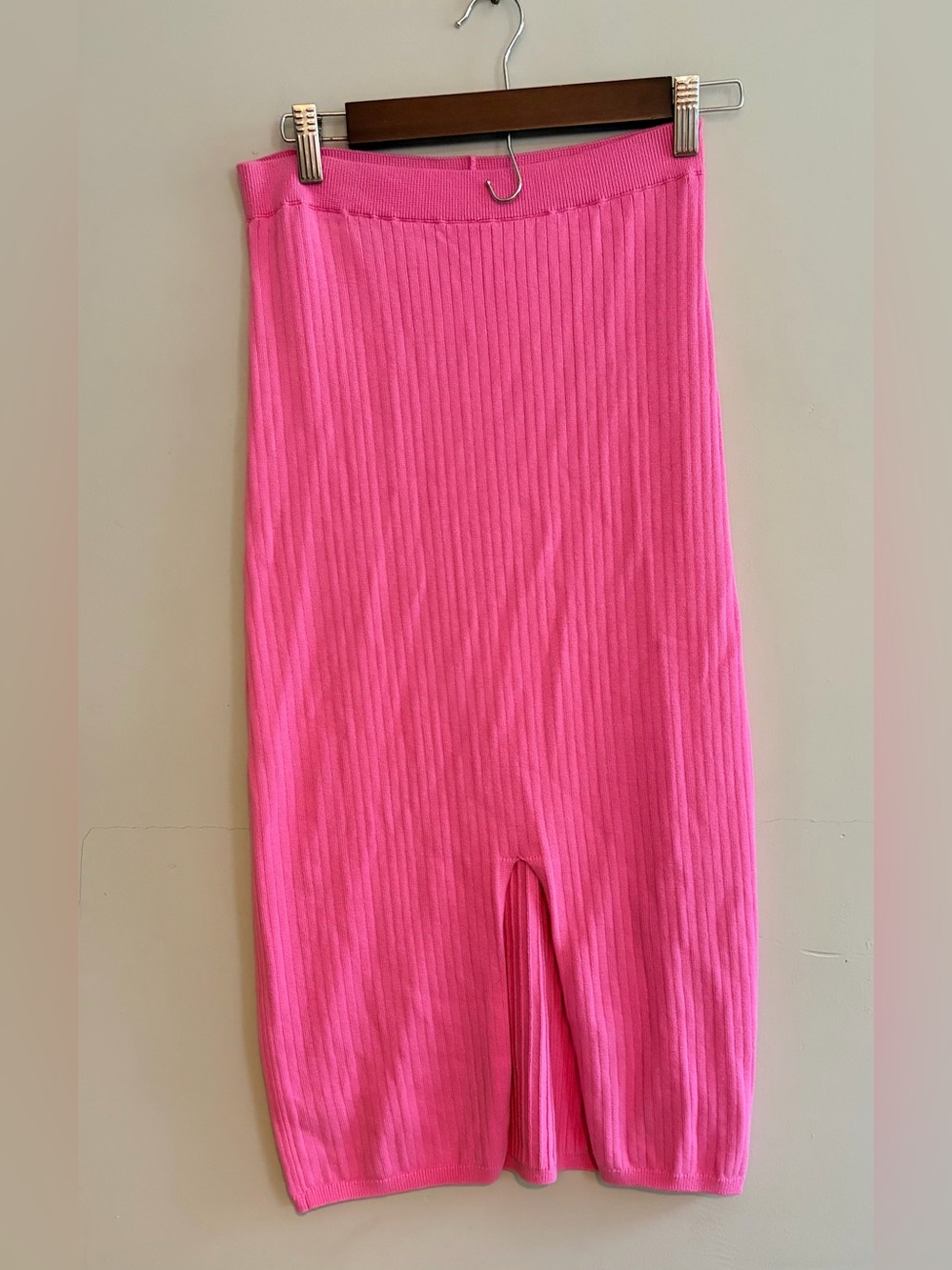 Free People Skyline Ribbed MIDI Skirt sz M - Picture 2 of 8